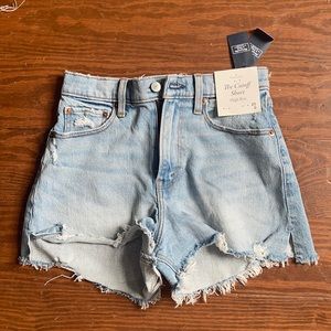 Abercrombie Cutoff Shorts High Rise